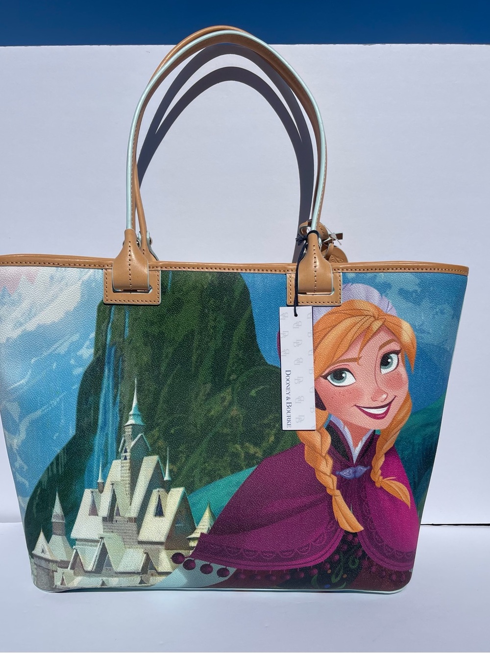 Disney Dooney & Bourke Frozen Elsa & Anna Tote NWT Princess Bag - Picture 2 of 11